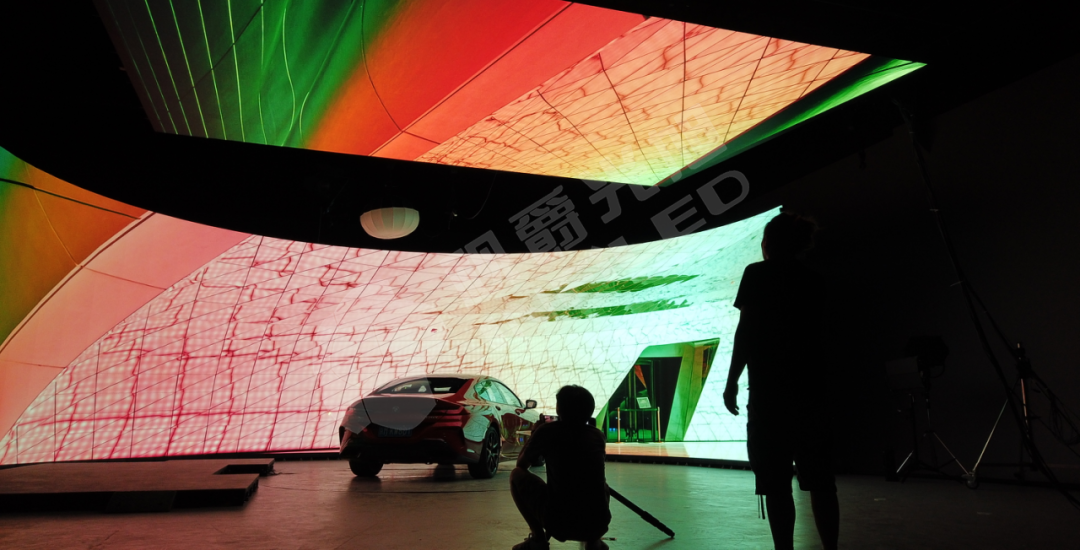上海MOTO傲驰集团XR虚拟拍摄LED显示屏