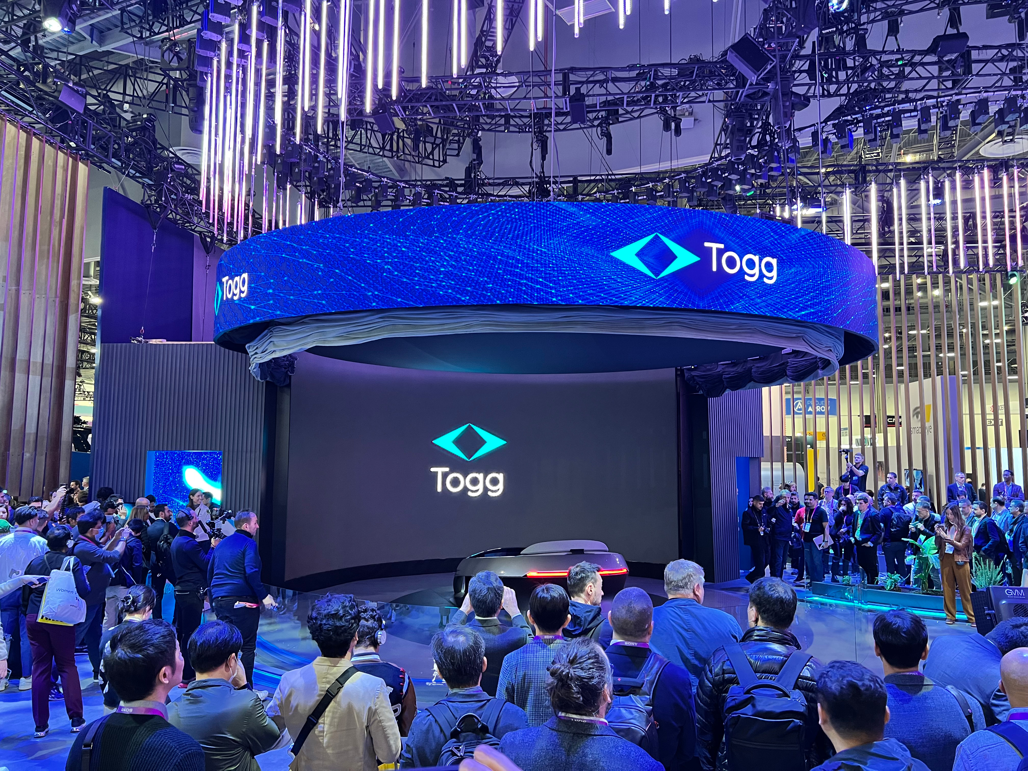 Audio Spectrum Makes Display Solution for Togg at CES2023, with INFiLED XII Series LED Displays