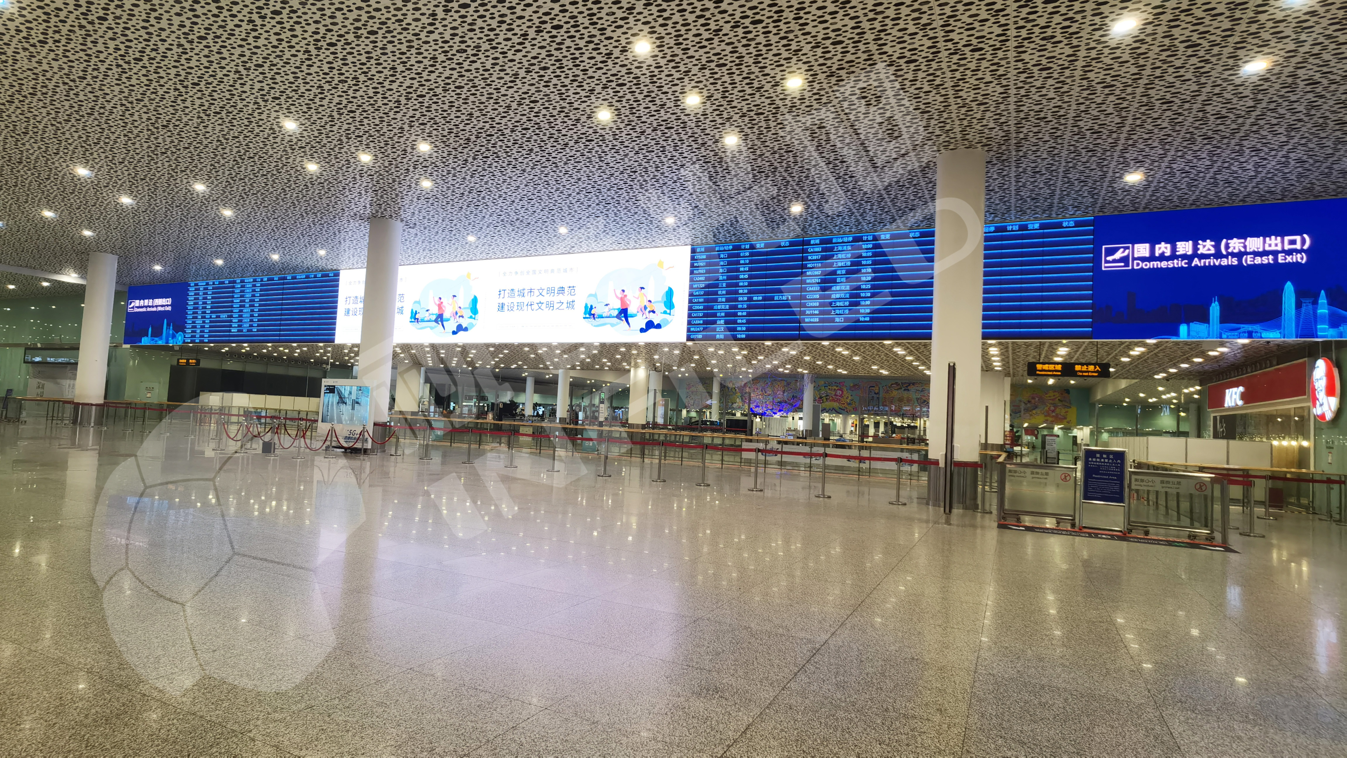 深圳宝安国际机场LED显示屏